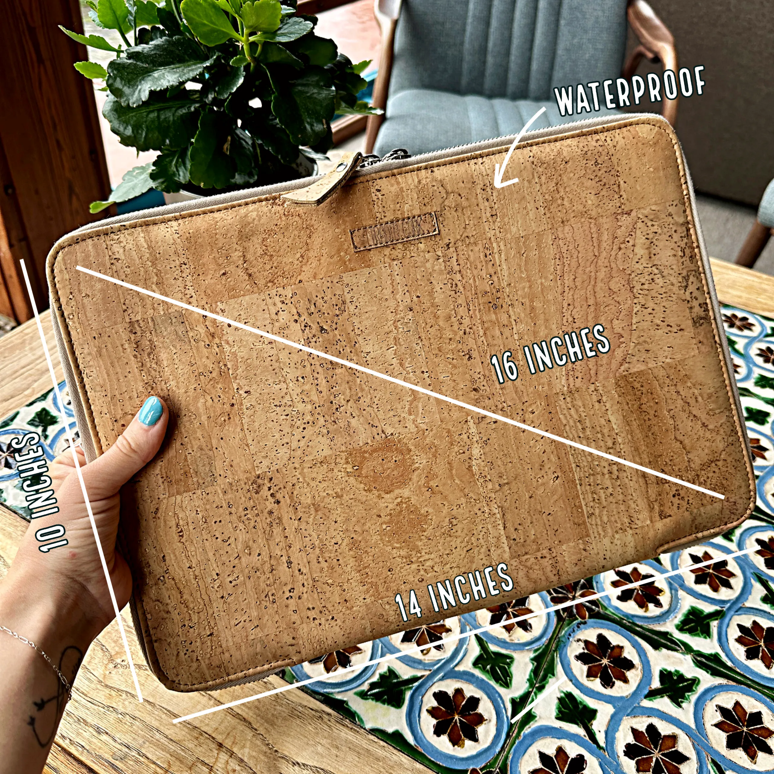 Shield Your Device in Style: Cork Laptop Sleeve