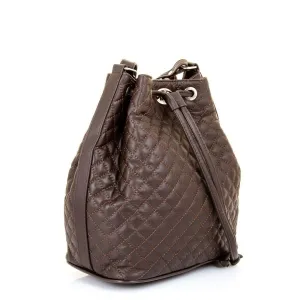 Sofia Quilted Soft Leather Shoulder Crossbody Bag