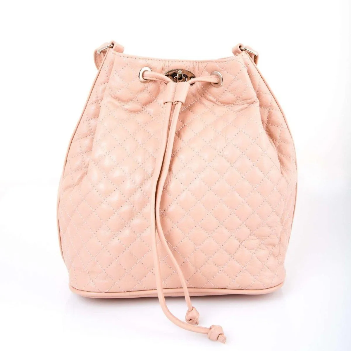 Sofia Quilted Soft Leather Shoulder Crossbody Bag