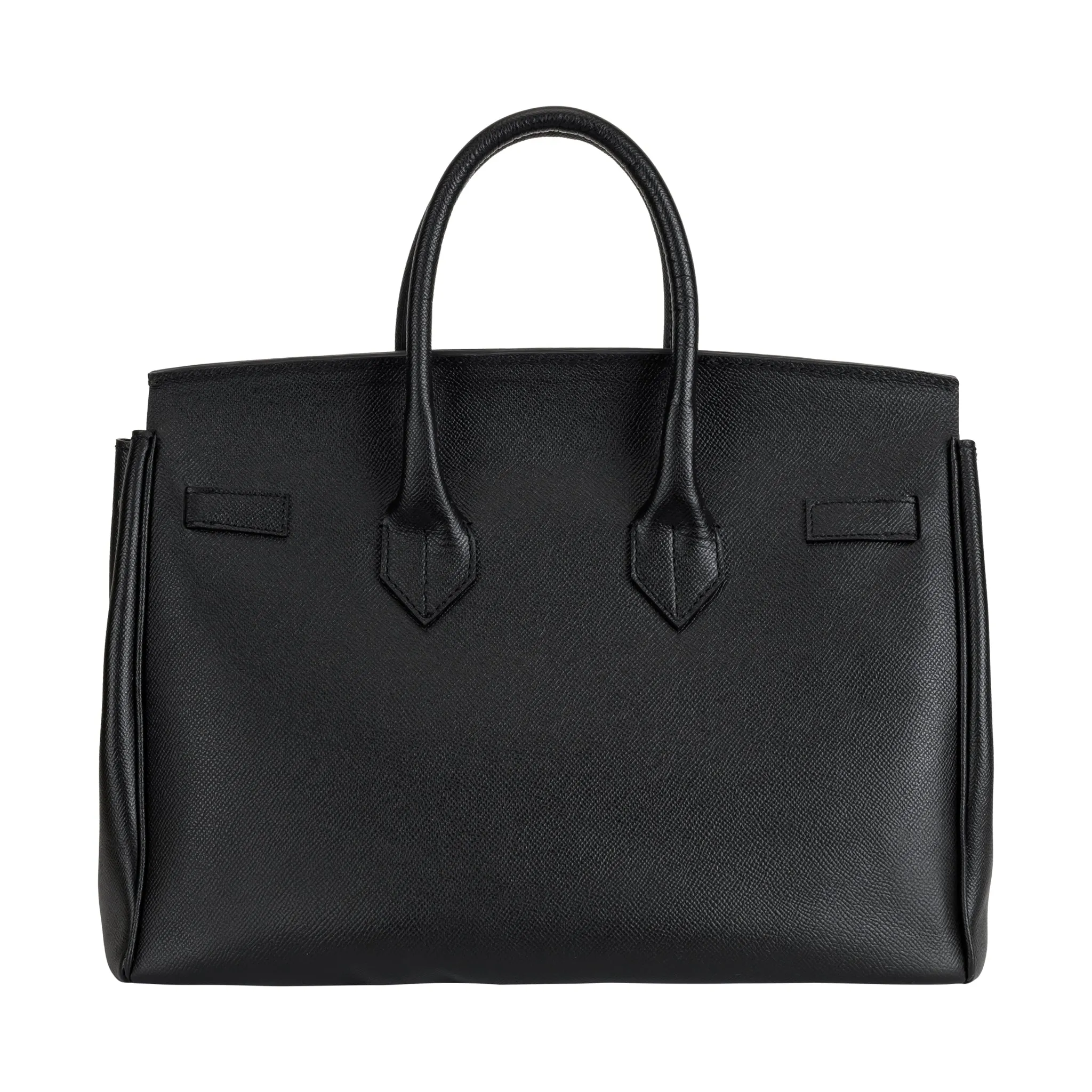 Timeless Iconic Epsom Leather Day Tote - Black