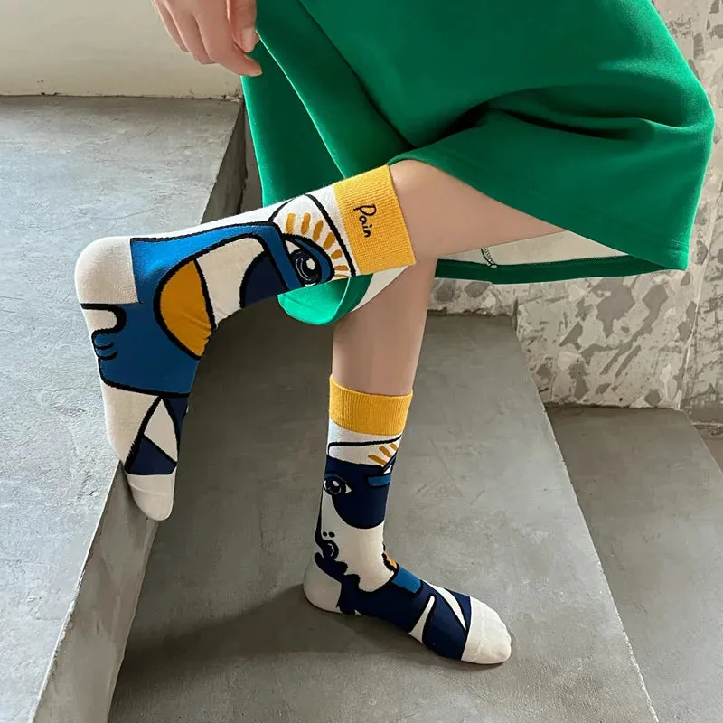 Trendy Graffiti Sports Abstract Socks