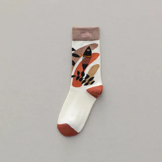 Trendy Graffiti Sports Abstract Socks