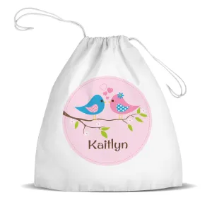 Two Birds Premium Drawstring Bag