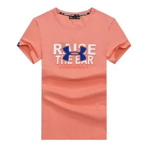 UA Breathable Printed Front Logo Designed-Pink