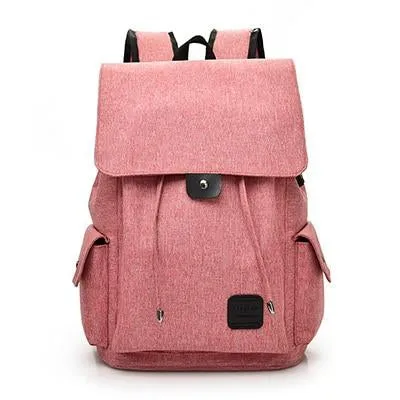 Women's Fashion 15" Travel Laptop Backpack with USB Charging