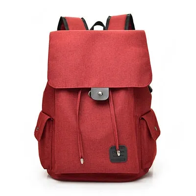 Women's Fashion 15" Travel Laptop Backpack with USB Charging